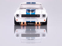 AFX 1965 Shelby Mustang GT350R Ken Miles White/Blue HO Slot Car — official AFX product view 4