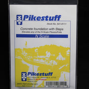 Pikestuff N Scale Concrete Foundation w/Steps — exact product view 3
