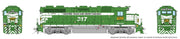 Rapido/Home Shops 38580 HO Natchez Trace & Orient GP38 #317 – LokSound DCC
