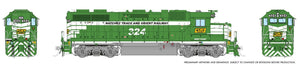 Rapido Home Shops Natchez Trace and Orient GP38 number 324