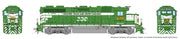 Rapido/Home Shops 38582 HO Natchez Trace & Orient GP38 #330 – LokSound DCC