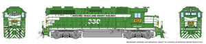 Rapido Home Shops Natchez Trace and Orient GP38 number 330