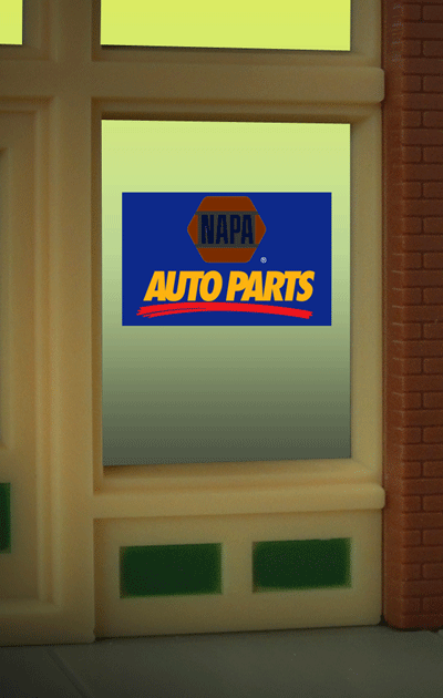 Miller Engineering NAPA Window Sign — exact product reference
