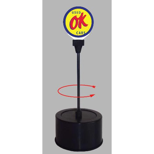 Miller Engineering Ok Rotating Sign — exact product view