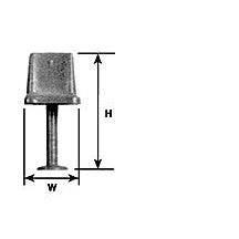 Plastruct O gauge White Styrene Drafting Pedestal Stool (1 per pack) — exact product reference