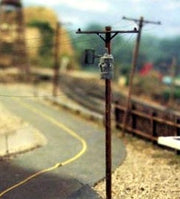 Osborn3099 physical N scale utility pole model detail