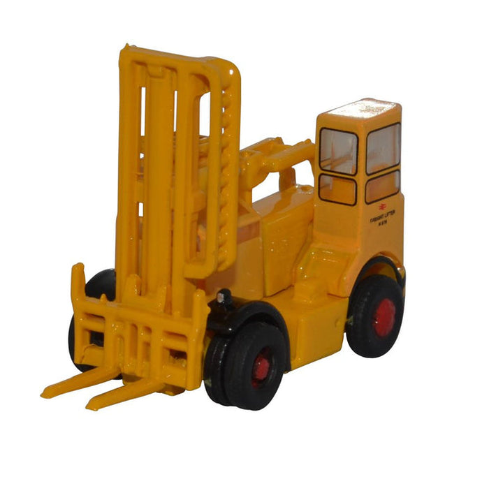 Oxford Diecast NSDF003 Shelvoke & Drewry Freightlifter British Rail Yellow 1:148 N scale