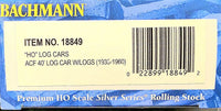 Bachmann HO Scale ACF 40-Foot Log Car with Logs 1935–1960 - product detail