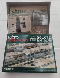 Kato 23-315 actual N scale station office / signal tower kit kit components 2