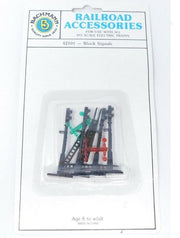 Bachmann HO Scale Block Signals Four-Pack - product and package view