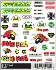PineCar Off Road Dry Transfers — P315