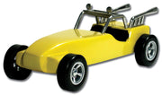 Example car with Dune Buster exhausts and roll bar installed; body and wheels not included