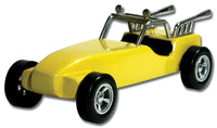 Example car with Dune Buster exhausts and roll bar installed; body and wheels not included