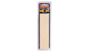 Front of PineCar P361 packaging containing one plain wood body block