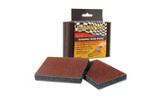 PineCar P3932 medium and fine sanding pads shown beside their package