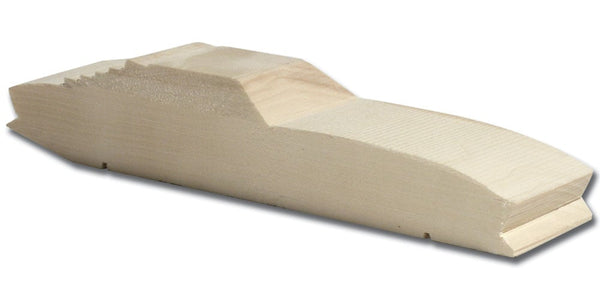 PineCar P3965 GT Racer unfinished wood body with raised cabin and sloping hood
