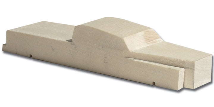 PineCar P3966 Truckster 4x4 unfinished wood body with raised pickup cab and axle grooves