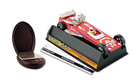 P4035 scale and gauge with an example pinewood car; car not included