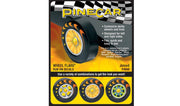 PineCar P4068 Juiced Wheel Flare graphics and wheel covers retail package