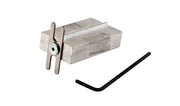 PineCar P4611 metal axle placement guide and included Allen wrench