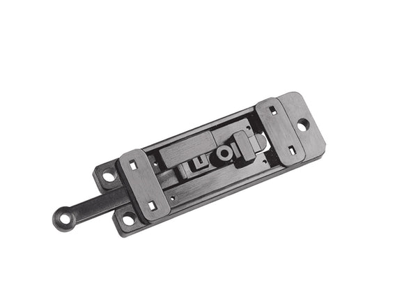 PECO PL-12 assembled turnout-motor adaptor base with linkage arm and spring mechanism