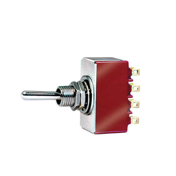 PECO PL-21 four-pole double-throw switch showing the toggle and contact terminals