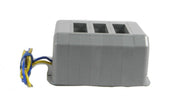 Rear of the PECO PL-50 switch module housing