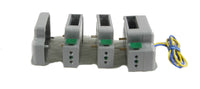 PECO PL-50 module separated to show its plug-together sections and end cap