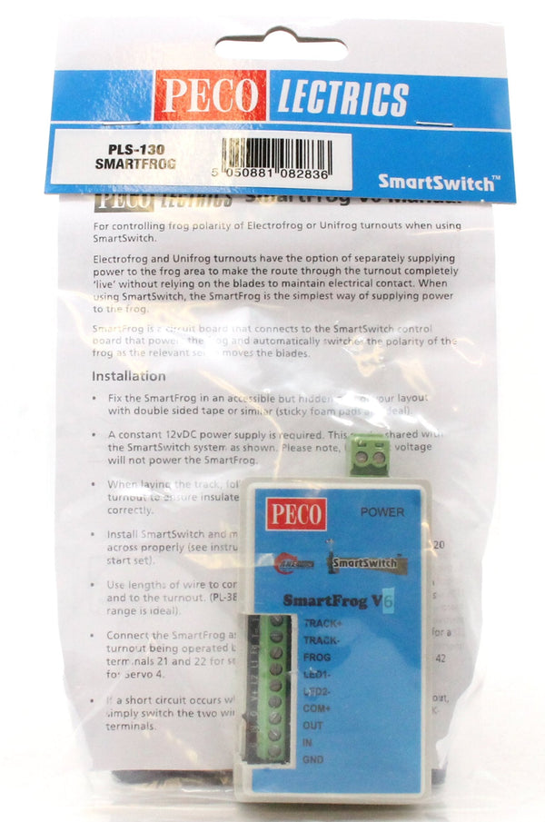 PECO PLS-130 SmartFrog unit in its labeled SmartSwitch retail package