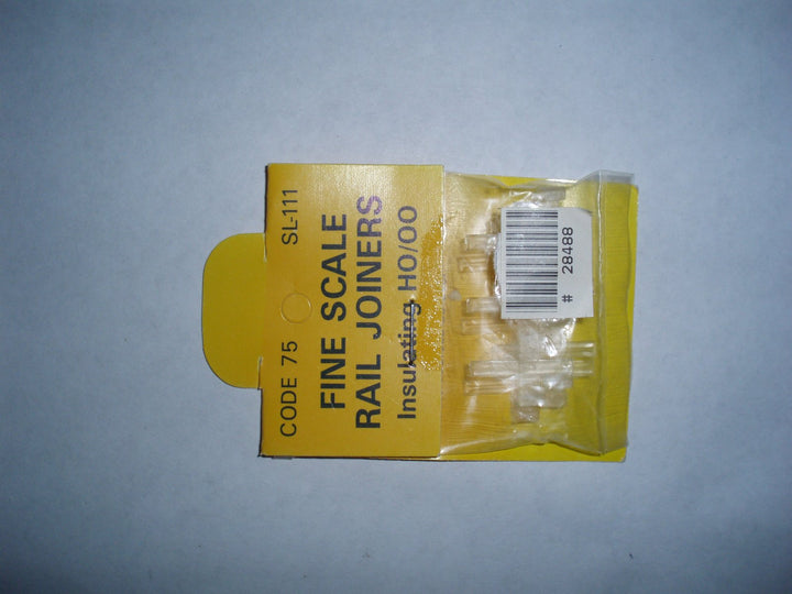 Exact PECO SL-111 Fine Scale Code 75 insulating rail-joiner retail pack