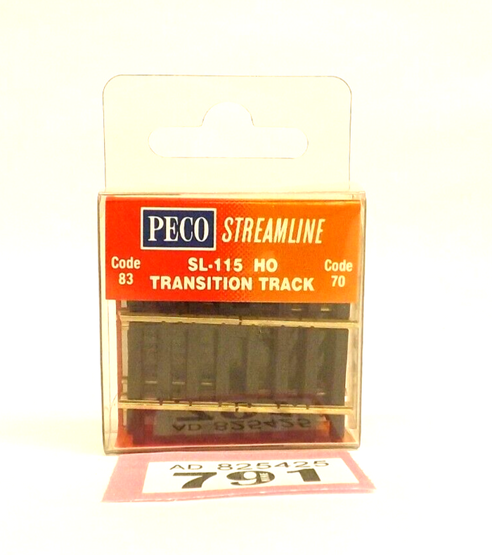 Exact PECO SL-115 Code 83 to Code 70 transition-track package
