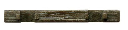 Close-up of the wood-grain detail on a PECO SL-1208 joining sleeper