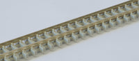 PECO SL-303 N Code 80 concrete-sleeper flex-track detail; listing contains 25 lengths