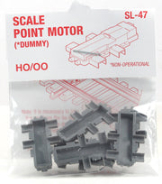 PECO SL-47 retail pack containing the non-operating motor mouldings