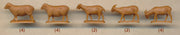 Pegasus 7052 unpainted sheep and goat figures, with included quantities beneath the poses