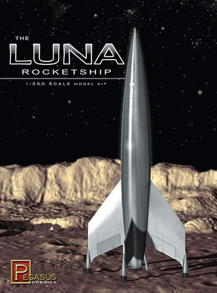 Pegasus Luna Rocketship 1:350, product 9110, UPC 707600091109