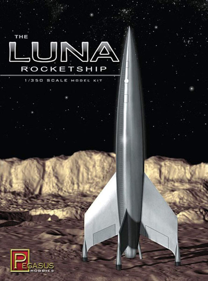 Pegasus Luna Rocketship 1:350, product 9110, UPC 707600091109