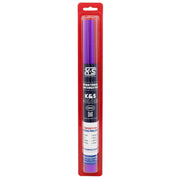 K&S6050 actual purple aluminum crafting foil roll in retail package