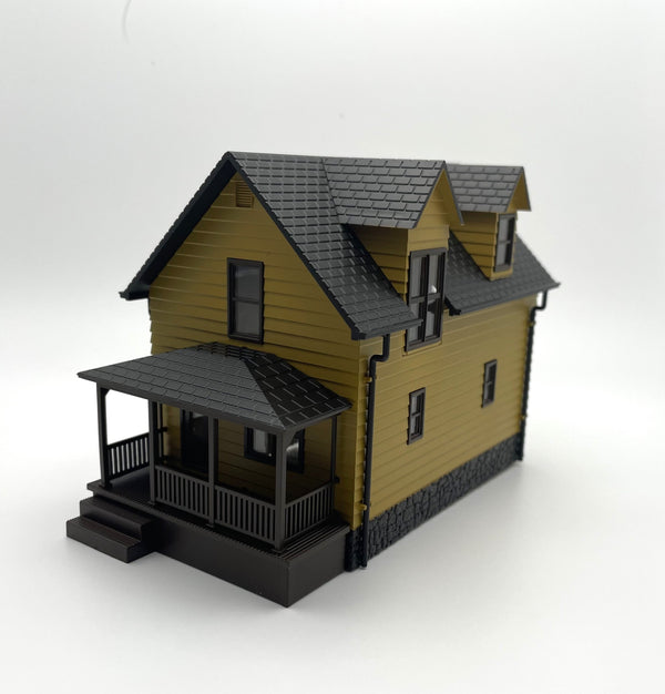 Rock Island Hobby HO 042103 Farmhouse Built-Up, Yellow — exact Rock Island Hobby product image
