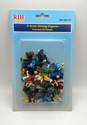 Rock Island Hobby O 061110 Sitting Figures (25-Pack) — exact product view