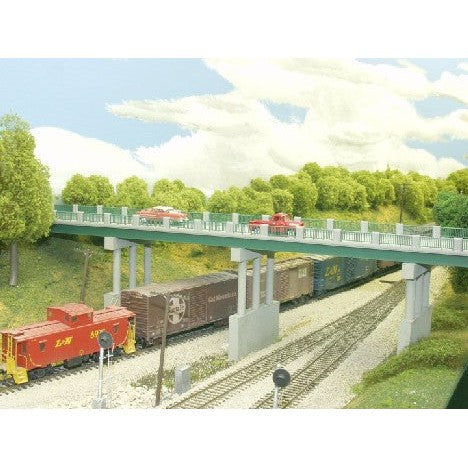 Rix Products 121 HO Scale 50' Wrought Iron Highway Overpass — exact product reference