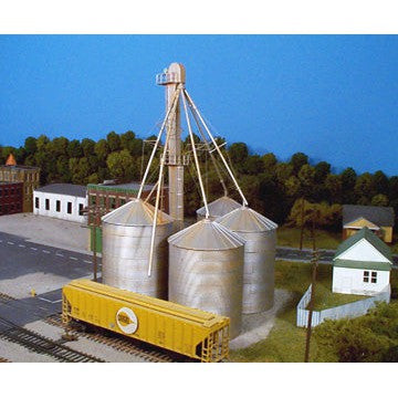 Rix Products 407 HO Scale 90' Grain Elevator w/Ladders & Chutes — exact product view
