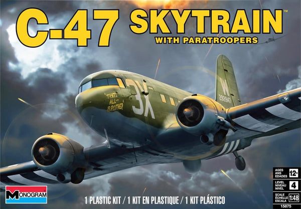 Revell 15875 C-47 Skytrain 1/48 model kit box art