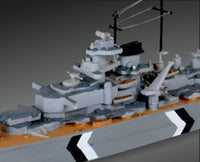 Revell 75802 1:1200 painted bridge and superstructure detail