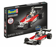 Revell 77739 1:32 starter set box and assembled painted race car example