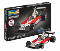 Revell 77739 1:32 starter set box and assembled painted race car example
