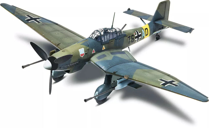 Revell 85-5270 Stuka Ju 87G-1 kit – painted model front view