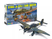 Revell 85-5270 Stuka Ju 87G-1 kit – kit box with completed model