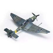 Revell 85-5270 Stuka Ju 87G-1 kit – painted model rear and upper-wing view