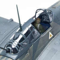 Revell 85-5270 Stuka Ju 87G-1 kit – crew and cockpit detail